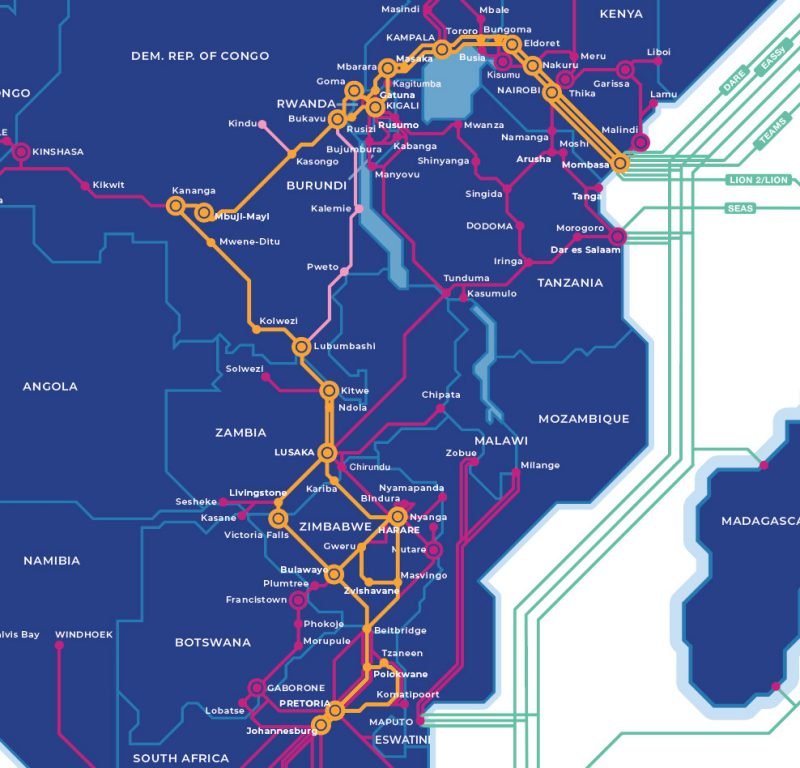 Connecting Mombasa to Johannesburg